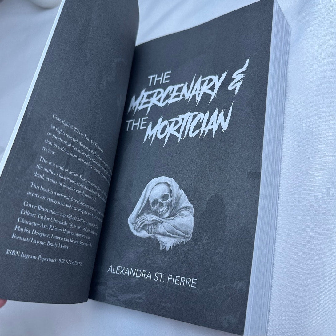 The Mercenary & the Mortician by Alexandra St Pierre | OOP Indie Paperback