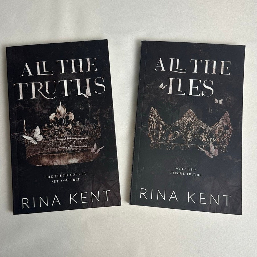 All the Lies & All the Truths by Rina Kent | OOP Indie Paperback Duet Set