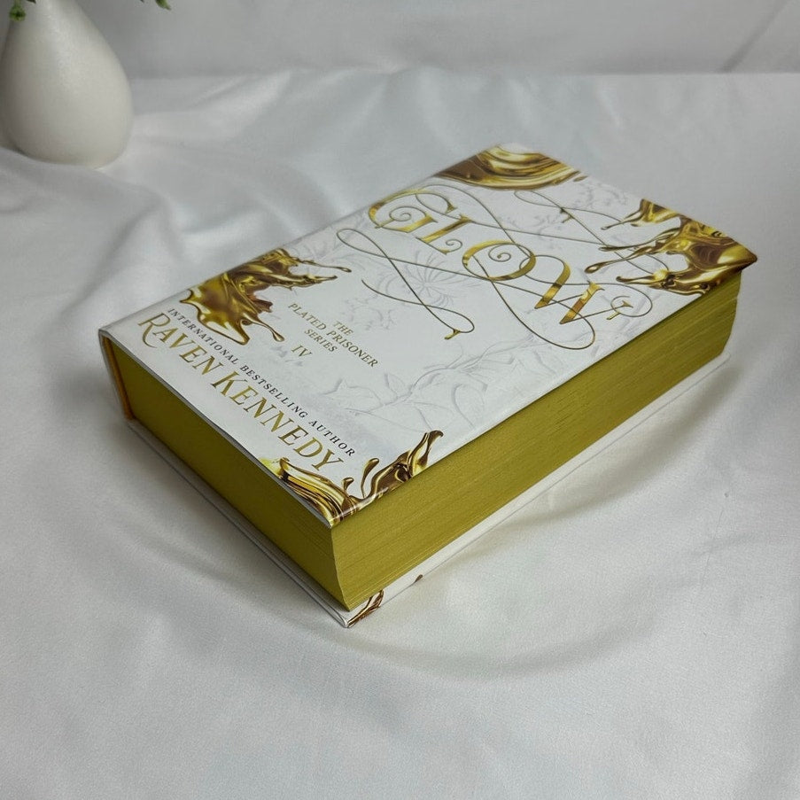 Glow by Raven Kennedy | Deluxe Digitally Signed Sprayed Edges Hardcover