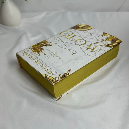 Glow by Raven Kennedy | Deluxe Digitally Signed Sprayed Edges Hardcover