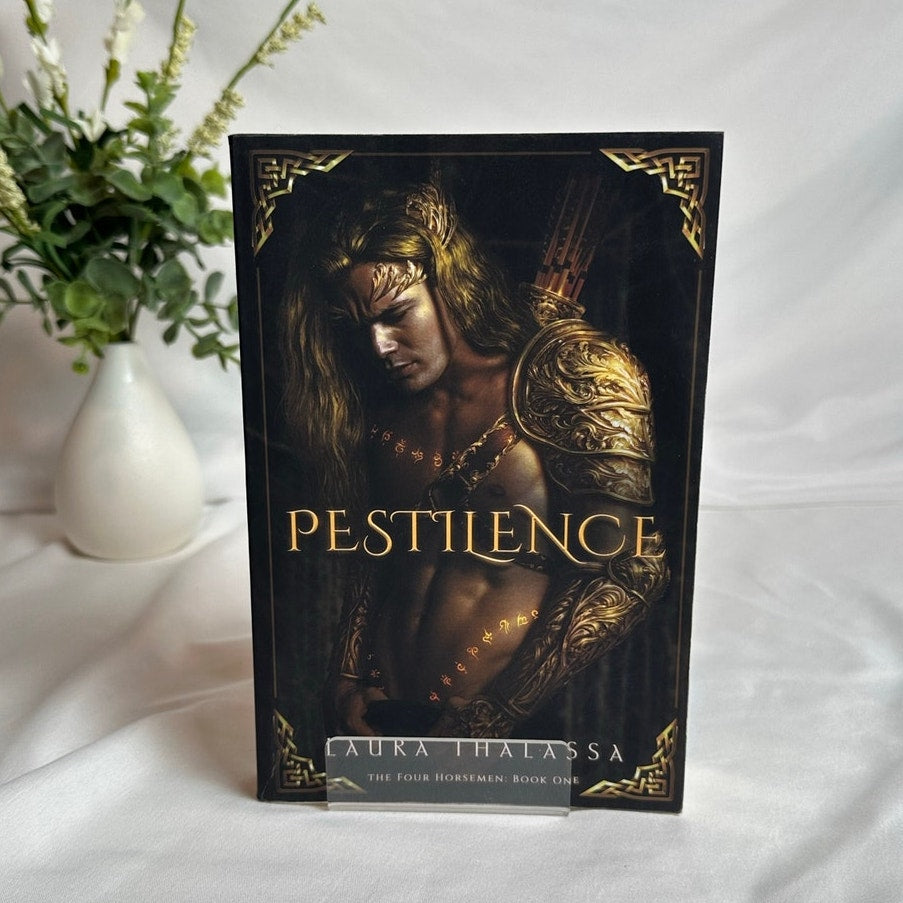 Pestilence by Laura Thalassa | OOP Indie Model Cover Paperback