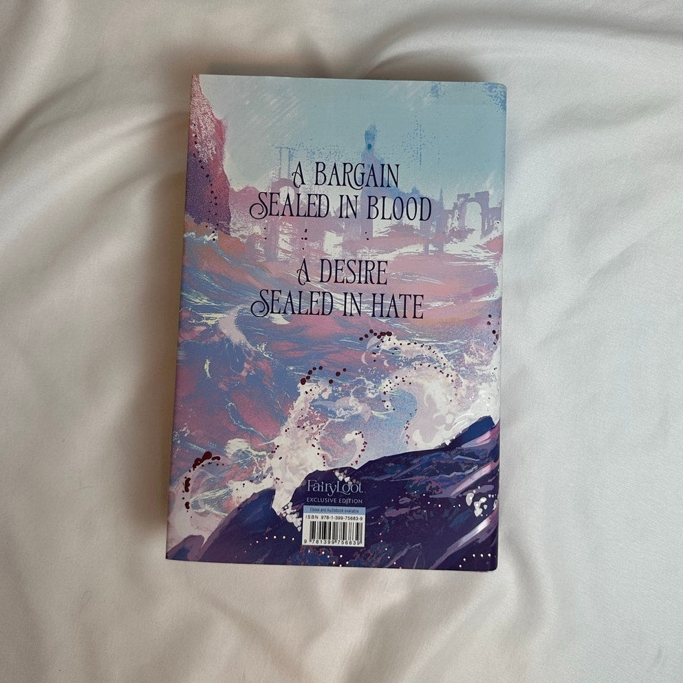 The Wicked Sea by Jordan Stephanie Gray | FairyLoot Signed Special Edition Hardcover
