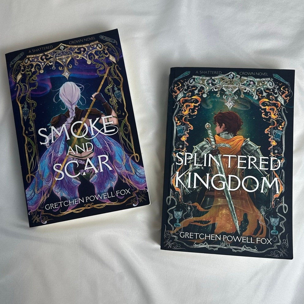 Smoke & Scar + Splintered Kingdom by Gretchen Powell Fox | OOP Indie Paperback Set