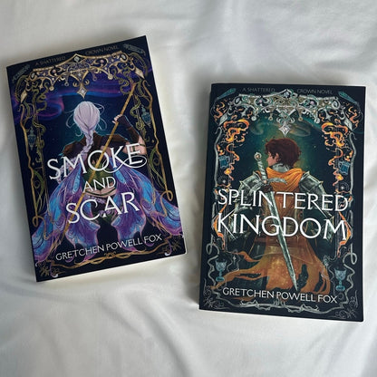 Smoke & Scar + Splintered Kingdom by Gretchen Powell Fox | OOP Indie Paperback Set