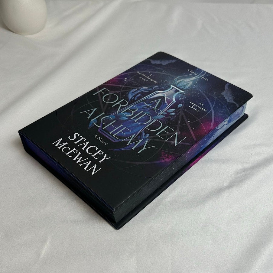 A Forbidden Alchemy by Stacey McEwan | OOP Deluxe Sprayed Edges Hardcover
