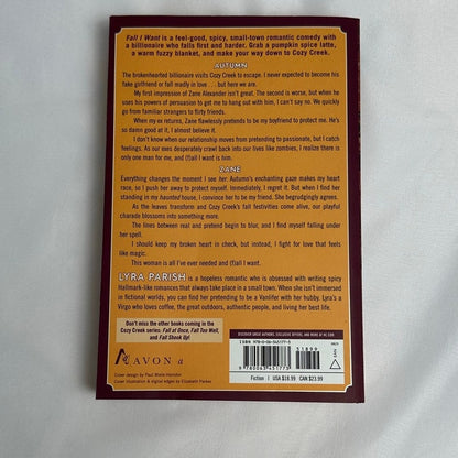 Fall I Want by Lyra Parish | Deluxe Sprayed Edges Paperback
