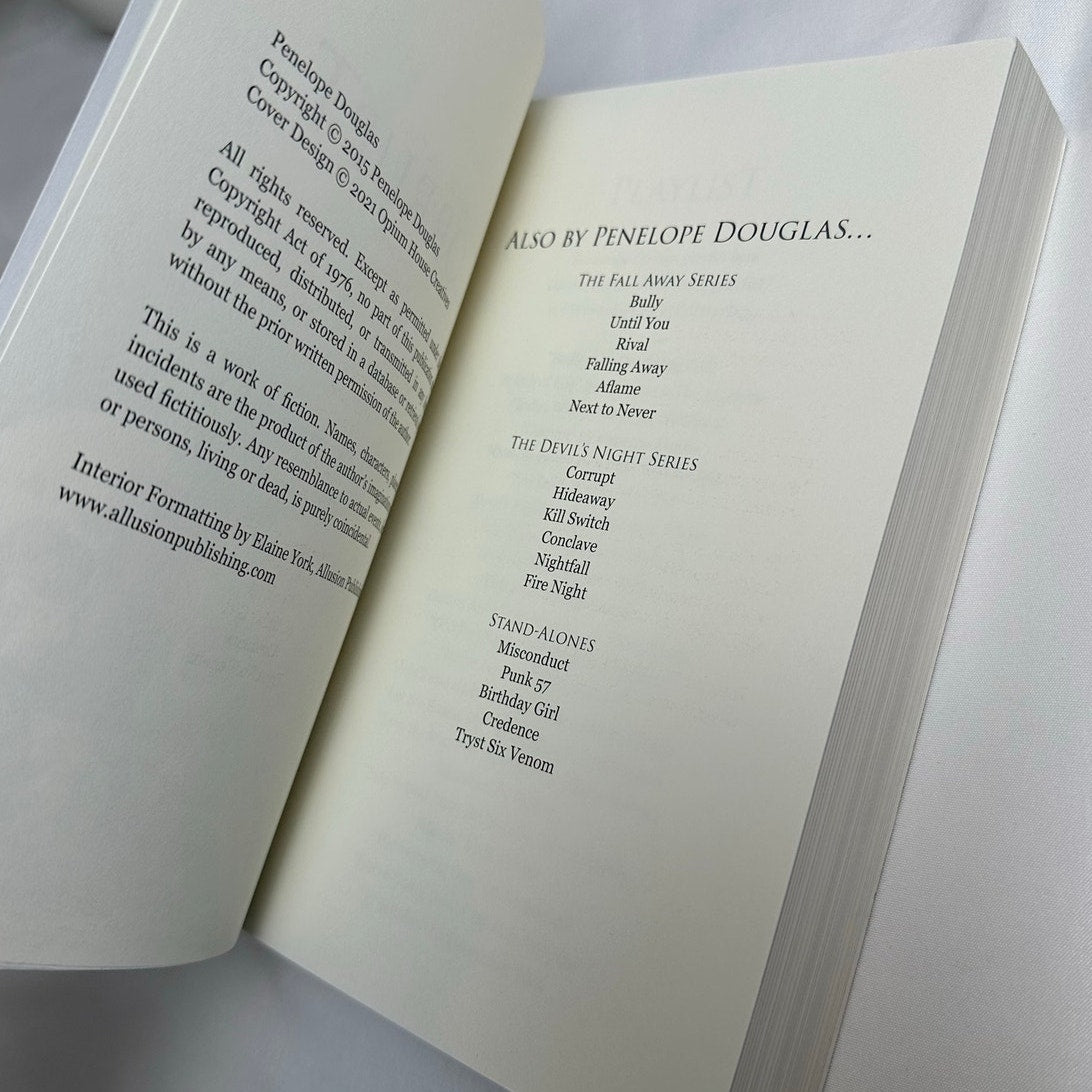 Corrupt by Penelope Douglas | OOP Original Indie Paperback