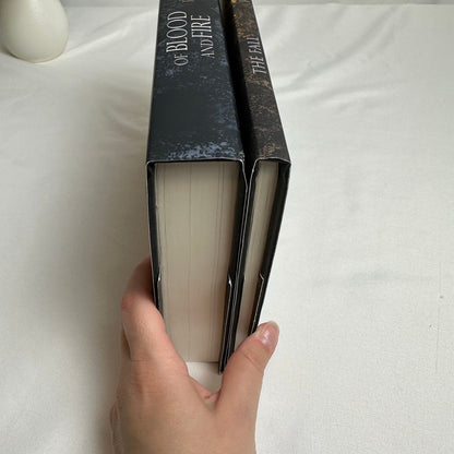 Of Blood and Fire & The Fall by Ryan Cahill | OOP Indie Hardcover 2-Book Set