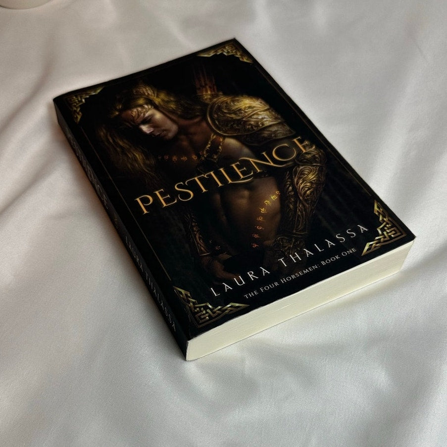 Pestilence by Laura Thalassa | OOP Indie Model Cover Paperback