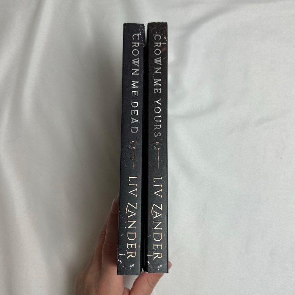 Crown Me Dead & Crown Me Yours by Liv Zander | OOP Indie Paperback Duet Set