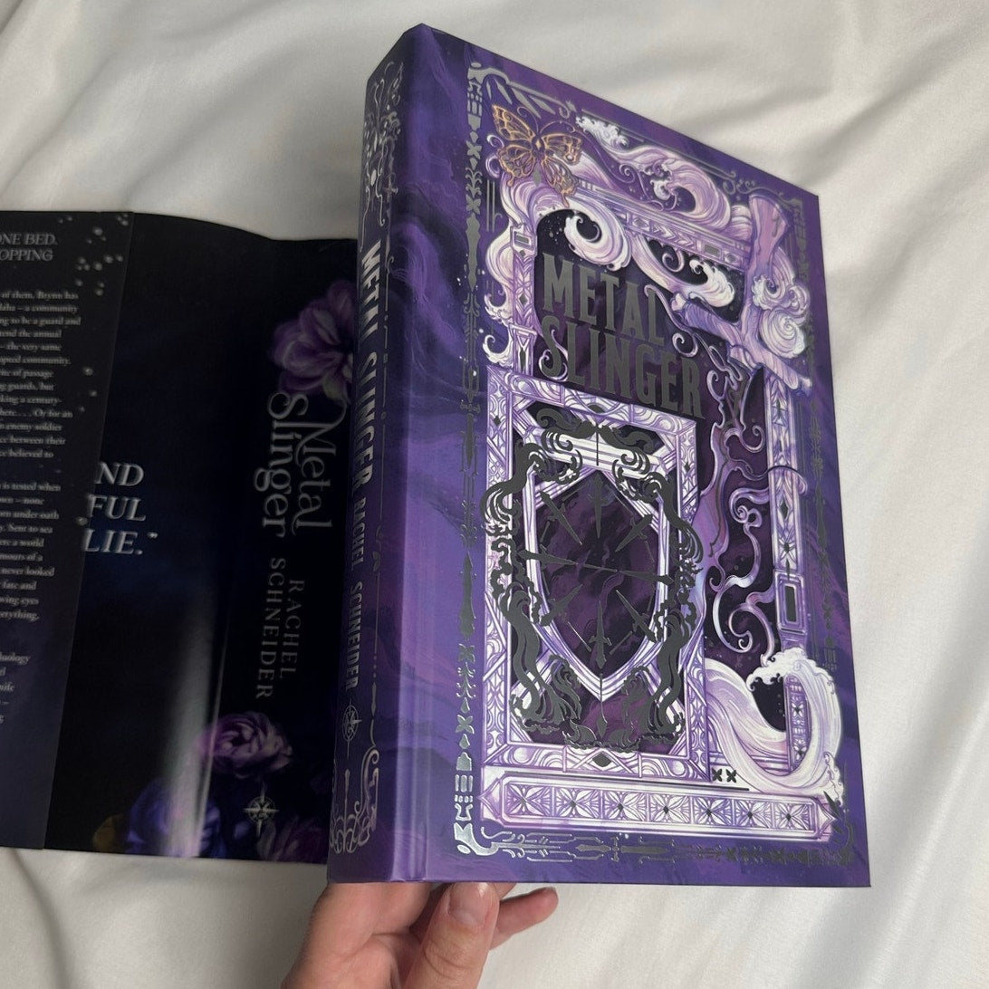 Metal Slinger by Rachel Schneider | FairyLoot Digitally Signed Special Edition Hardcover