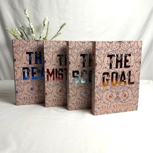 Off Campus Elle Kennedy Books 1-4 Bookish Box Signed SE Hardcover Set