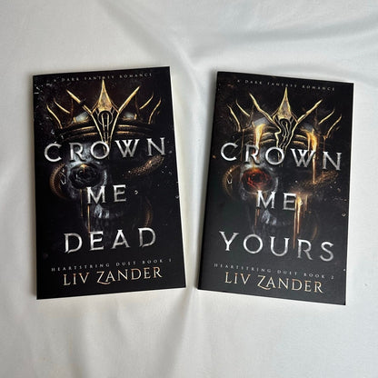 Crown Me Dead & Crown Me Yours by Liv Zander | OOP Indie Paperback Duet Set