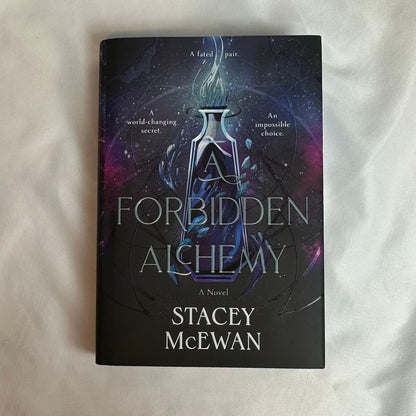 A Forbidden Alchemy by Stacey McEwan | OOP Deluxe Sprayed Edges Hardcover