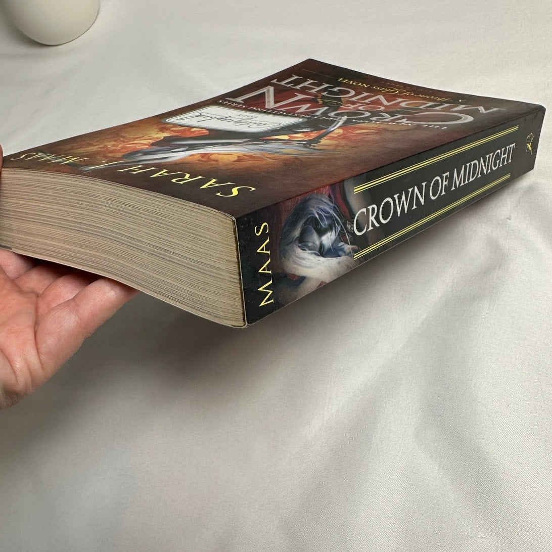 Crown of Midnight by Sarah J. Maas | Hand Signed OOP Original Cover Paperback