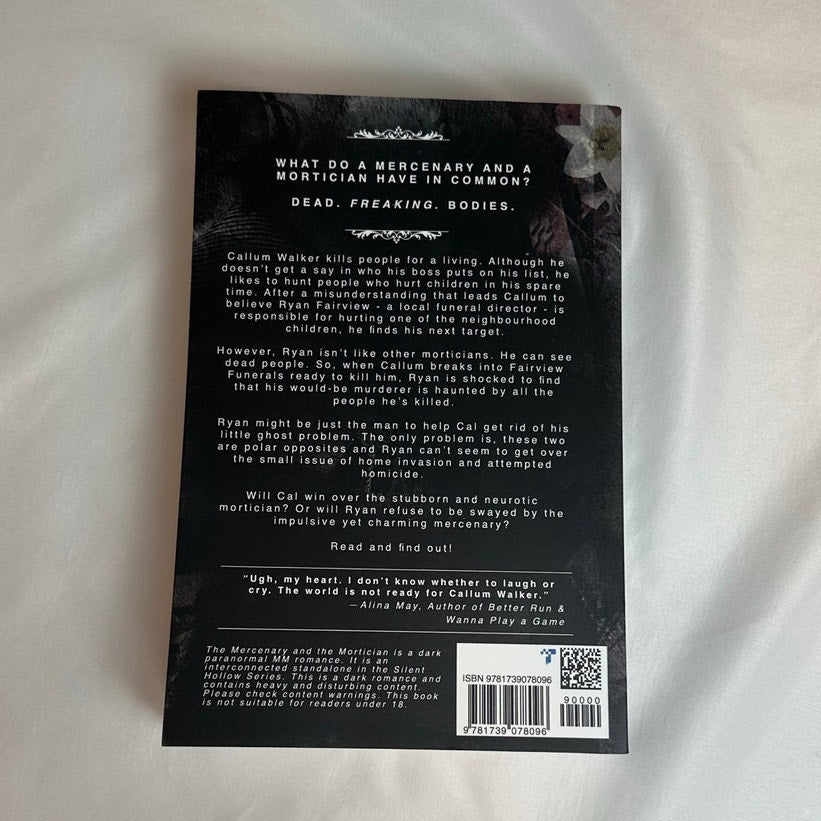 The Mercenary & the Mortician by Alexandra St Pierre | OOP Indie Paperback