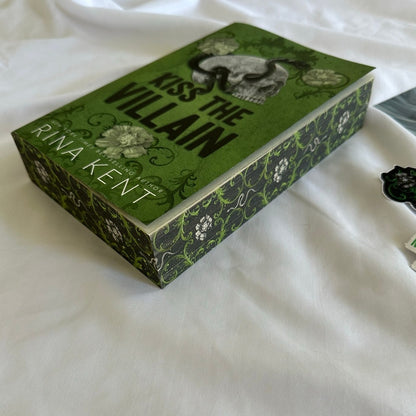 Kiss the Villain by Rina Kent | Signed Walmart Exclusive Paperback with Art