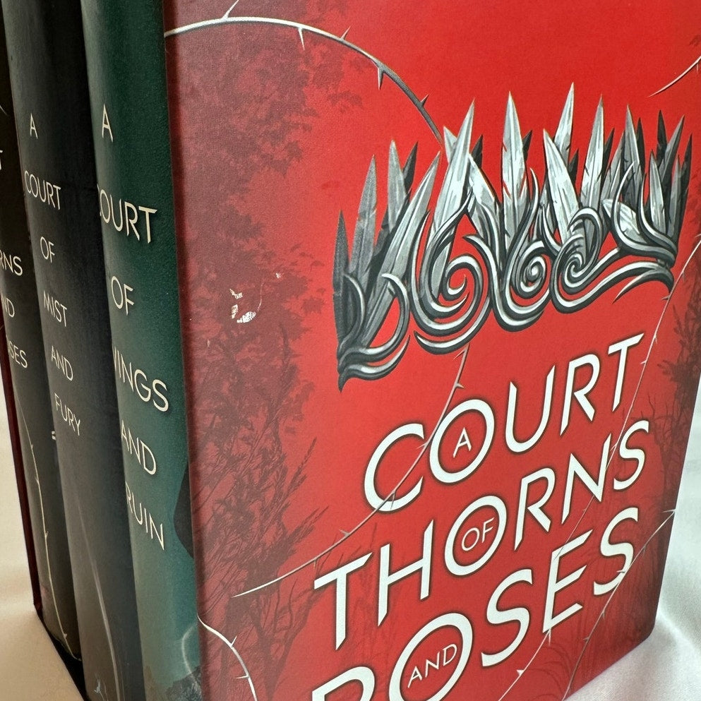 A Court of Thorns and Roses by Sarah J. Maas | OOP Original Hardcover Box Set Books 1–3