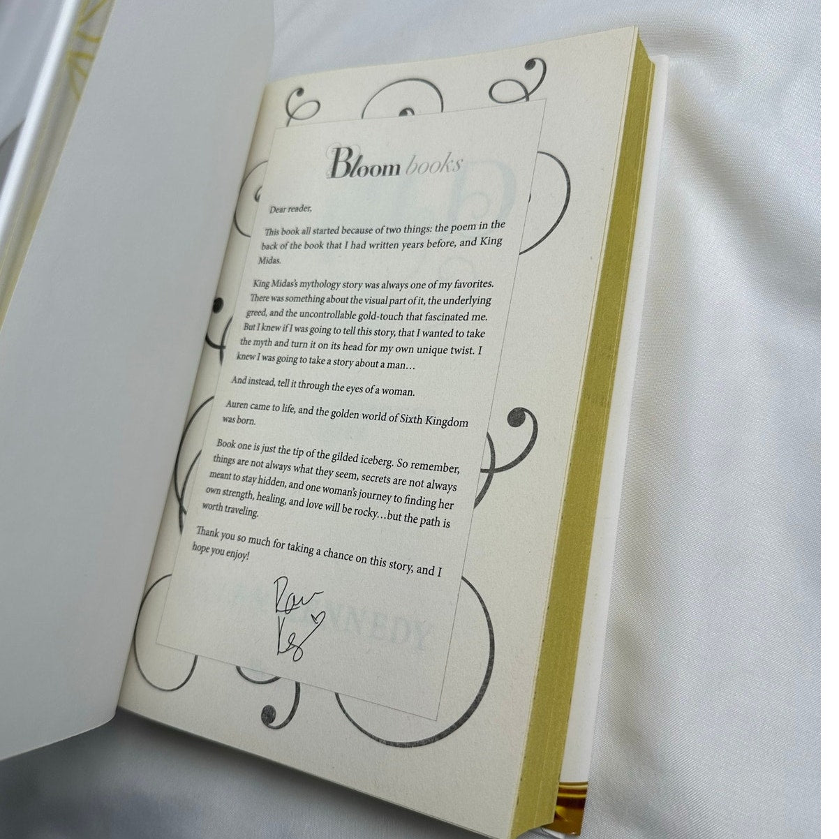 Gild by Raven Kennedy | Deluxe Edition Sprayed Edges Hardcover