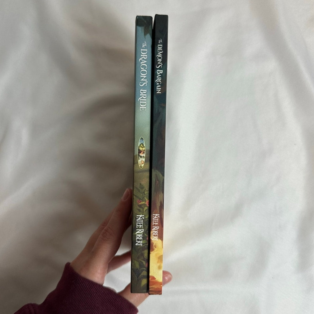The Dragon's Bride & The Demon's Bargain by Katee Robert | Indie Paperback Set