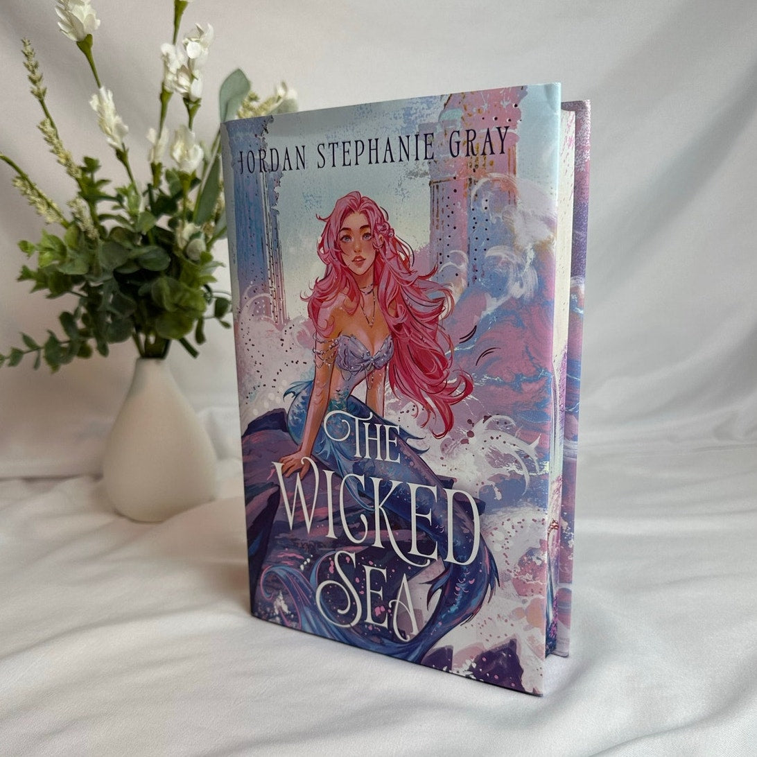 The Wicked Sea by Jordan Stephanie Gray | FairyLoot Signed Special Edition Hardcover