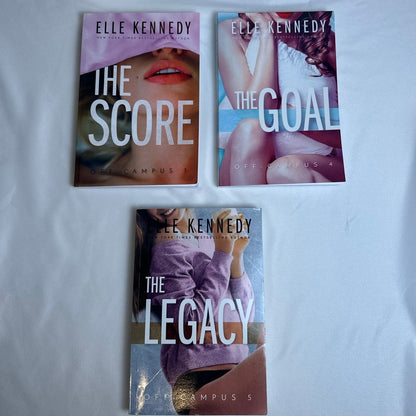 Off-Campus Series by Elle Kennedy | OOP EKI Indie Paperback 5-Book Set
