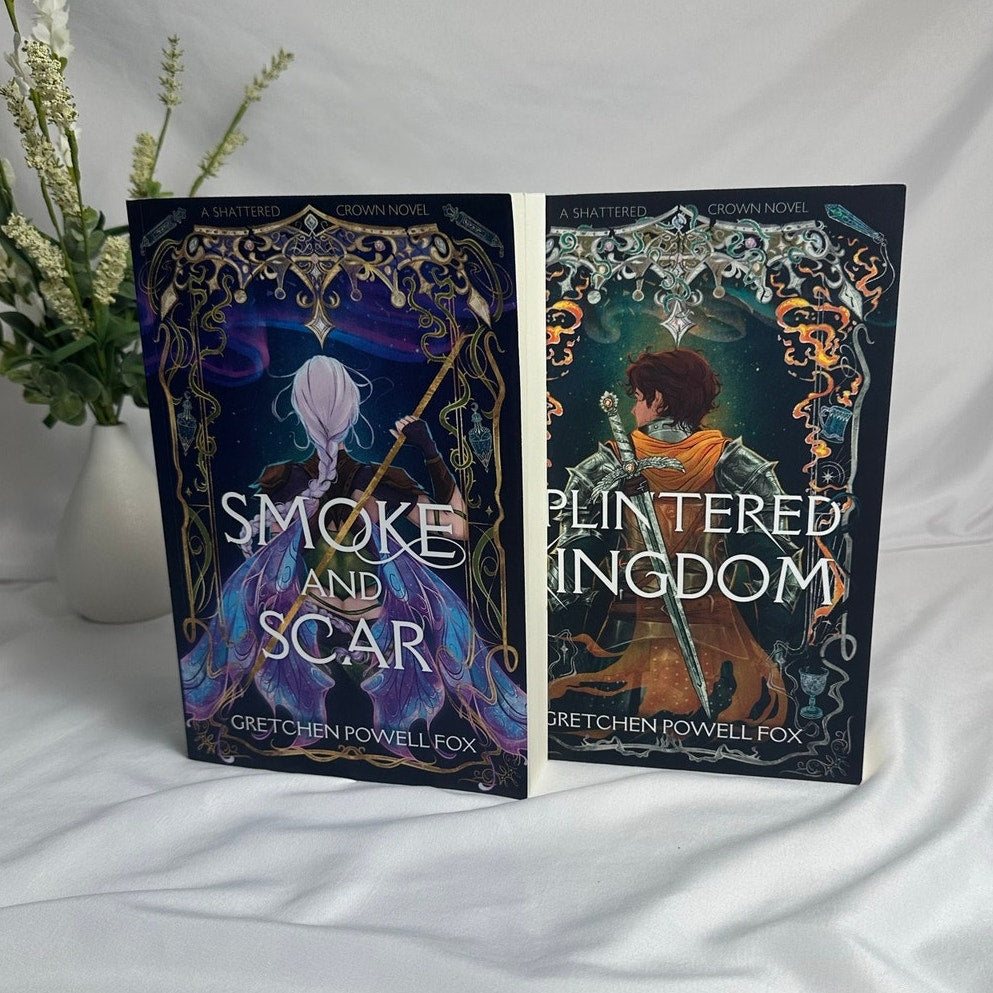 Smoke & Scar + Splintered Kingdom by Gretchen Powell Fox | OOP Indie Paperback Set