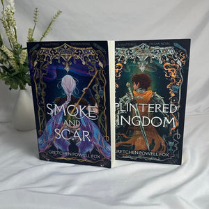 Smoke & Scar + Splintered Kingdom by Gretchen Powell Fox | OOP Indie Paperback Set