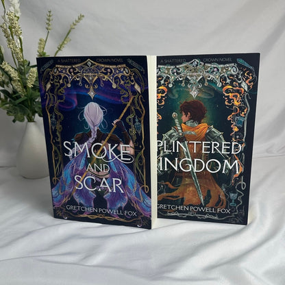 Smoke & Scar + Splintered Kingdom by Gretchen Powell Fox | OOP Indie Paperback Set