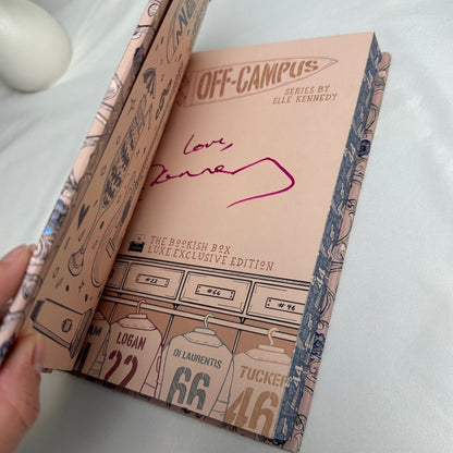 Off Campus Elle Kennedy Books 1-4 Bookish Box Signed SE Hardcover Set