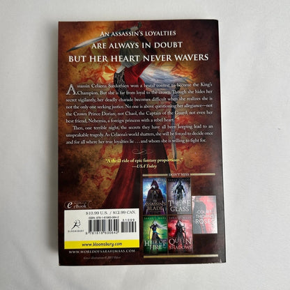 Crown of Midnight by Sarah J. Maas | Hand Signed OOP Original Cover Paperback