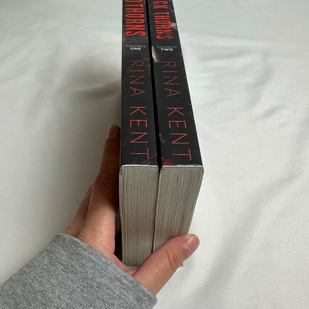 Red Thorns & Black Thorns by Rina Kent | OOP Indie Paperback Duet Set