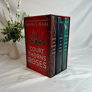A Court of Thorns and Roses by Sarah J. Maas | OOP Original Hardcover Box Set Books 1–3