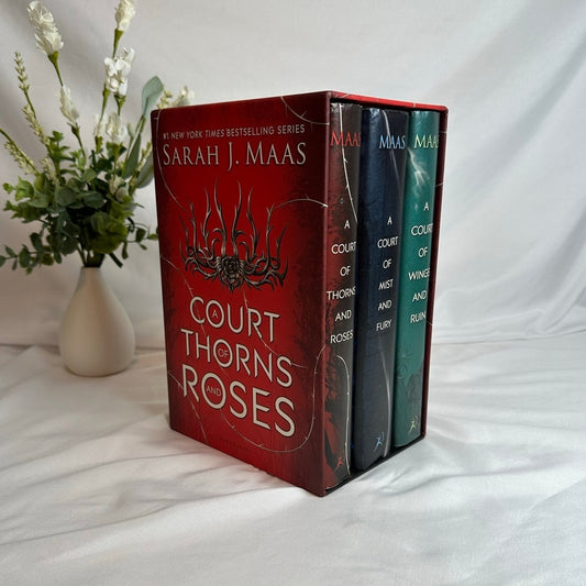 A Court of Thorns and Roses by Sarah J. Maas | OOP Original Hardcover Box Set Books 1–3
