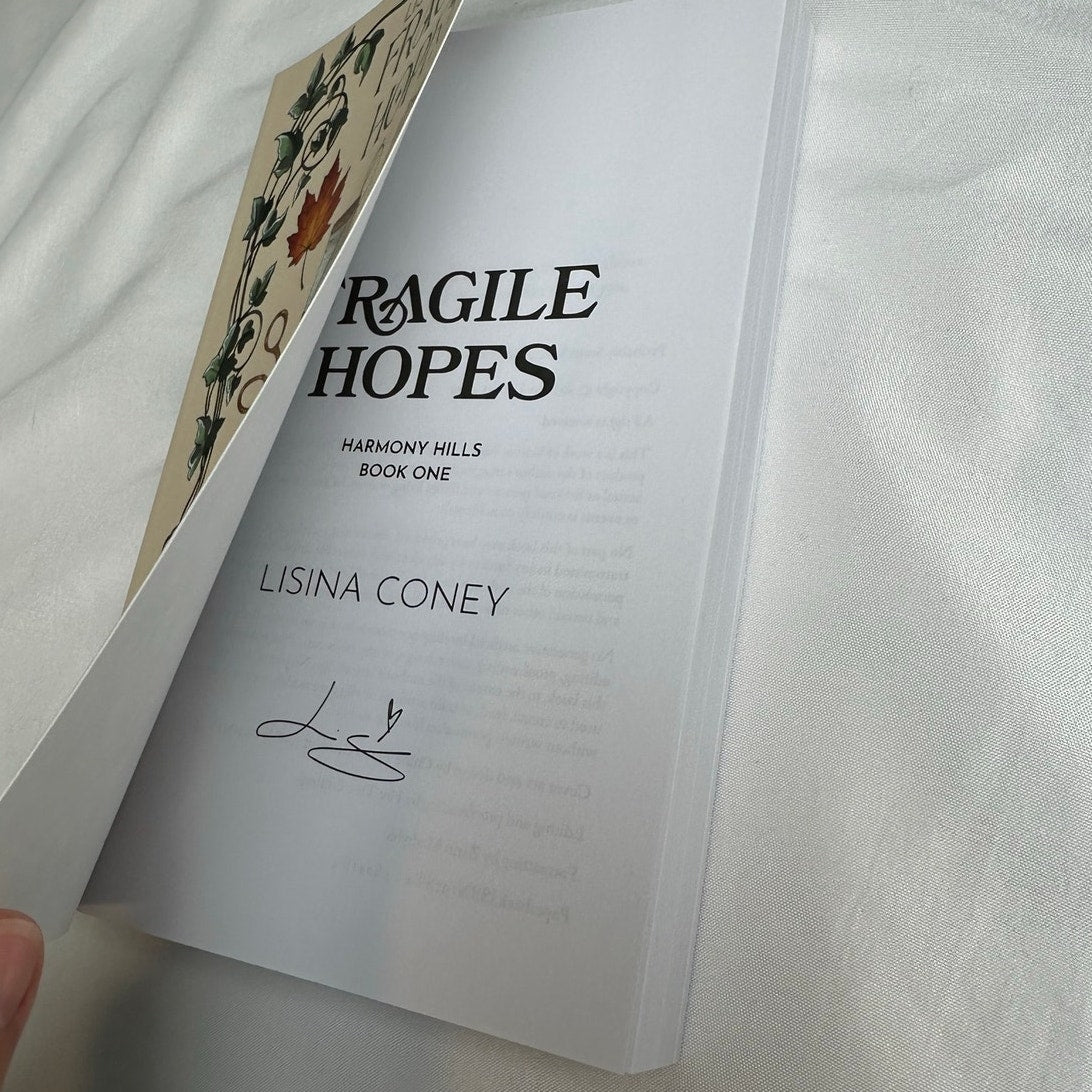 Fragile Hopes by Lisina Coney | Probably Smut Special Edition Paperback