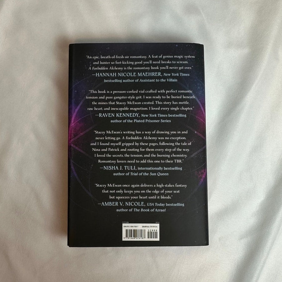 A Forbidden Alchemy by Stacey McEwan | OOP Deluxe Sprayed Edges Hardcover