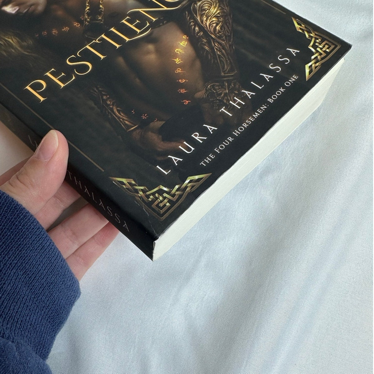 Pestilence by Laura Thalassa | OOP Indie Model Cover Paperback