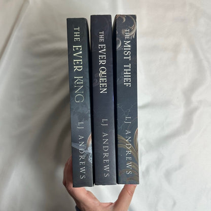 The Ever King, Ever Queen & Mist Thief by L.J. Andrews | OOP Indie Paperback Set