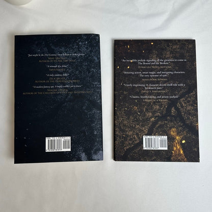 Of Blood and Fire & The Fall by Ryan Cahill | OOP Indie Hardcover 2-Book Set
