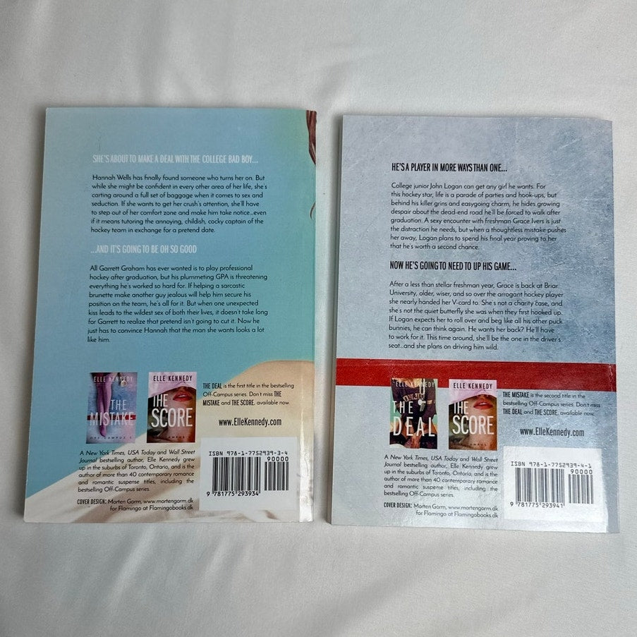 Off-Campus Series by Elle Kennedy | OOP EKI Indie Paperback 5-Book Set