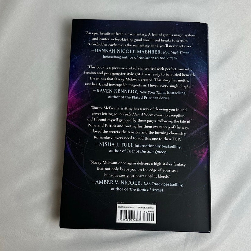 A Forbidden Alchemy by Stacey McEwan | OOP Deluxe Sprayed Edges Hardcover