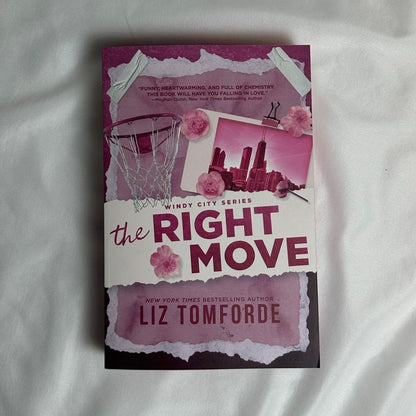 The Right Move by Liz Tomforde | Deluxe Paperback with Sprayed Edges
