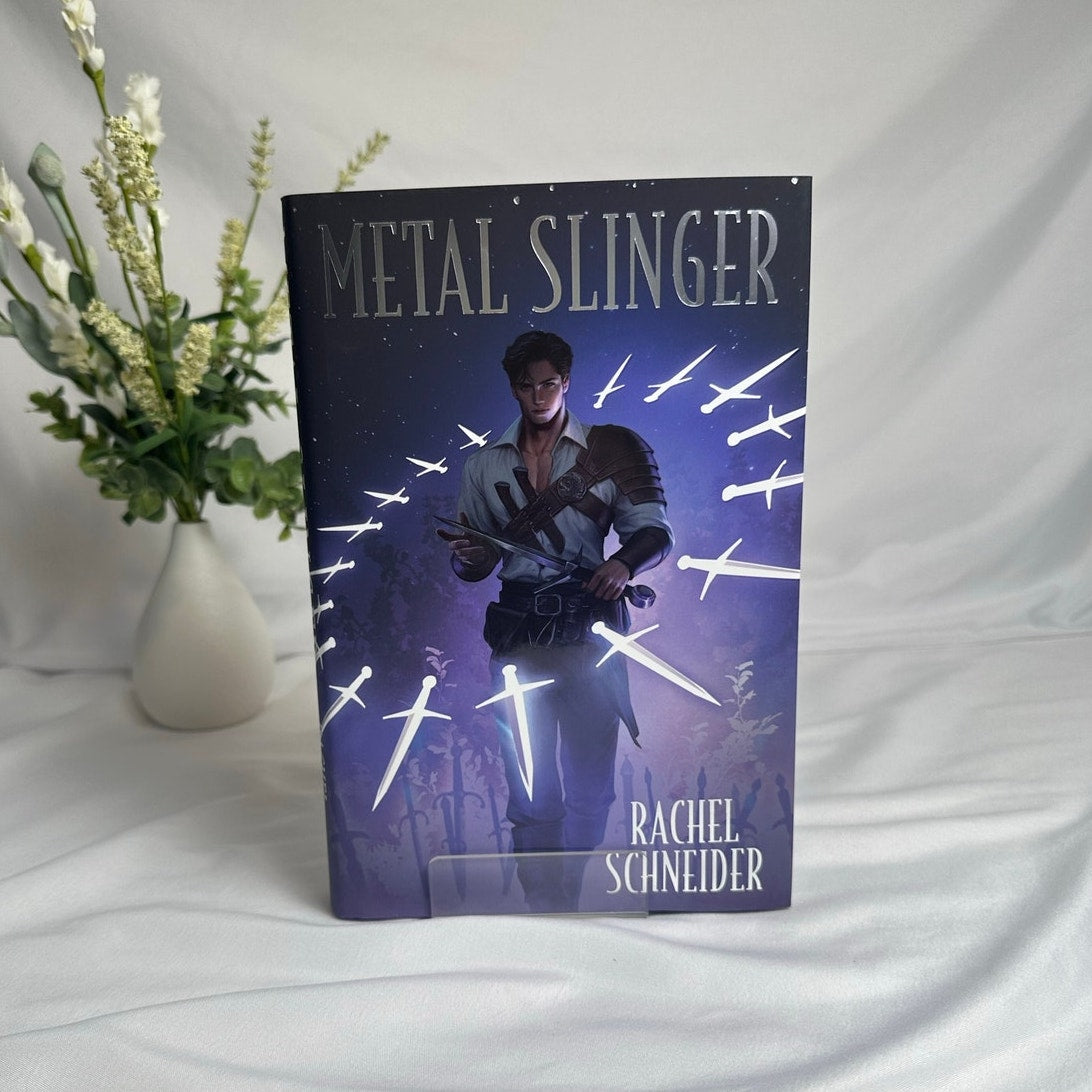 Metal Slinger by Rachel Schneider | FairyLoot Digitally Signed Special Edition Hardcover