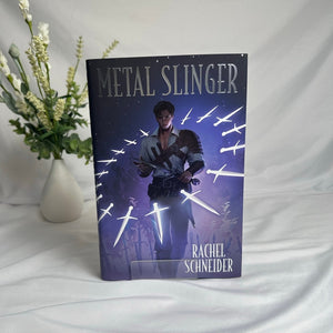 Metal Slinger by Rachel Schneider | FairyLoot Digitally Signed Special Edition Hardcover