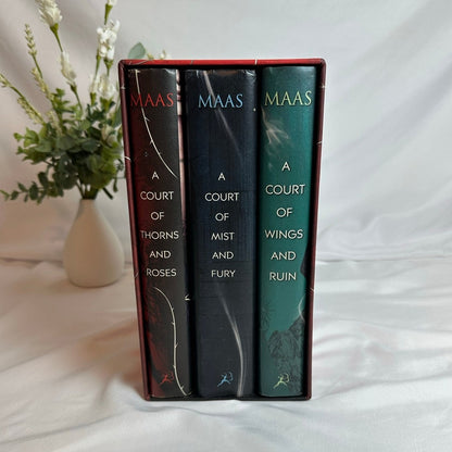 A Court of Thorns and Roses by Sarah J. Maas | OOP Original Hardcover Box Set Books 1–3