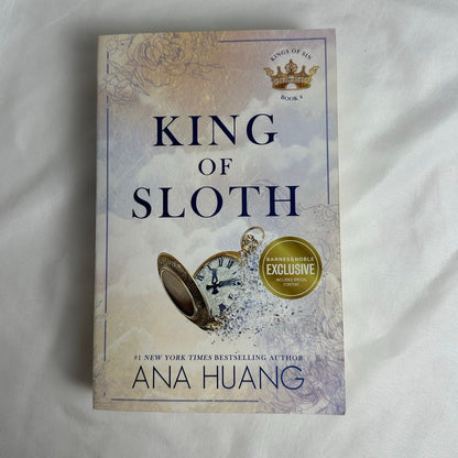King of Sloth by Ana Huang | B&N Exclusive Special Edition Paperback