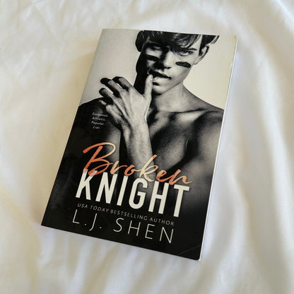 Broken Knight by L.J. Shen | OOP Original Model Cover Paperback