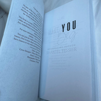 Make You Beg by Shantel Tessier | OOP Indie Model Cover Paperback