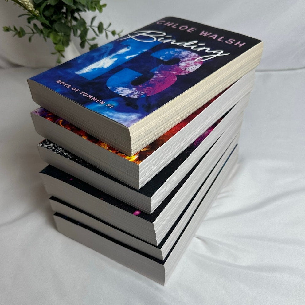 Boys of Tommen by Chloe Walsh | OOP Ombre Spine Paperback 6-Book Set