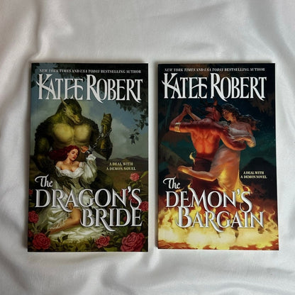 The Dragon's Bride & The Demon's Bargain by Katee Robert | Indie Paperback Set